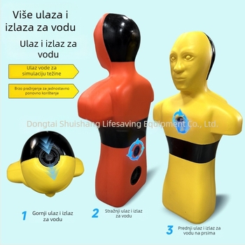 Trening maneken za spašavanje na vodi, simulacija spašavanja i pružanja prve pomoći pri utapanju