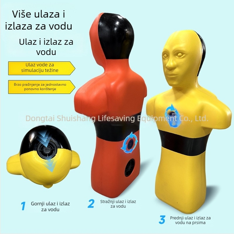 Trening maneken za spašavanje na vodi, simulacija spašavanja i pružanja prve pomoći pri utapanju