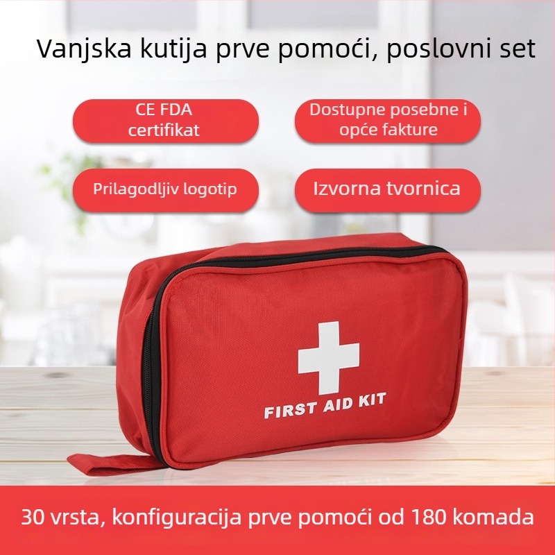Novi set dodataka za kutiju prve pomoći, 184 komada, u 30 vrsta, torba za pohranu koja spašava život, isprintivi darovi za ljekarne