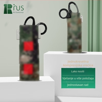 Rotirajući kompresijski turniket, model 89, 38×890 mm, komplet prve pomoći za samopomoć i uzajamnu pomoć