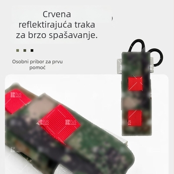 Rotirajući kompresijski turniket, model 89, 38×890 mm, komplet prve pomoći za samopomoć i uzajamnu pomoć