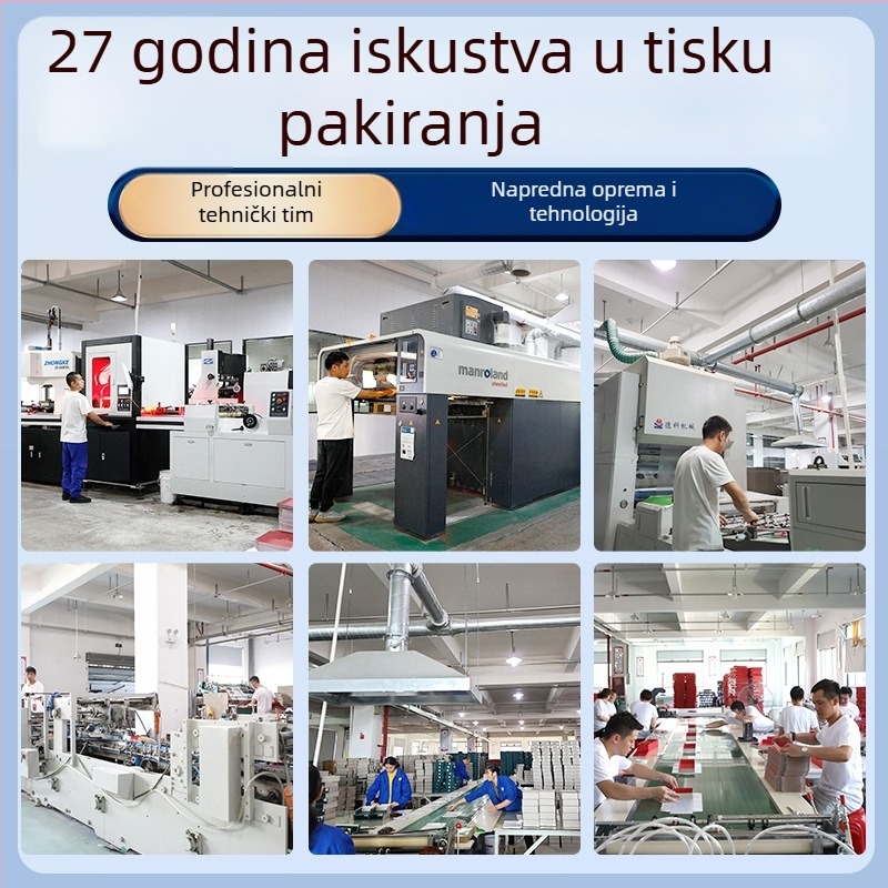 Čajna poklon kutija s dvodijelnim poklopcem, prilagodljivo pakiranje