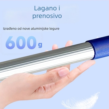 Teleskopna spašavateljska palica od aluminijske legure sa 316 nerđajućim čelikom, brodska udica za spašavanje na vodi