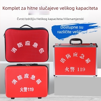 Požarni hitni komplet s torbom za spašavanje i kutijom za zalihe