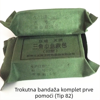 Jihua 354382 trokutni zavoj s remenom, 100% pamuk, ekstra debeli, model 82, za obuku prve pomoći