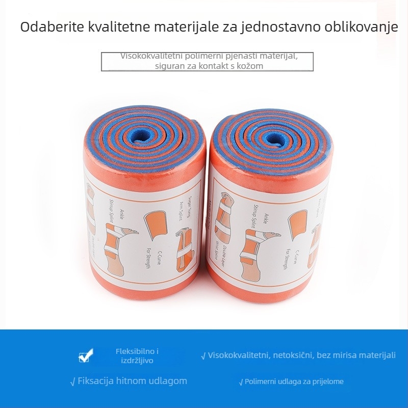 Polimerna šina za prvu pomoć, fiksacija prstiju, zgloba i noge pri prijelomima, model HX50058