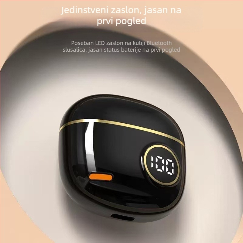 2026 bežične Bluetooth slušalice s dugim trajanjem baterije, udobne za cijeli dan, redukcija buke, kompatibilne s Androidom, sportske slušalice u retro stilu