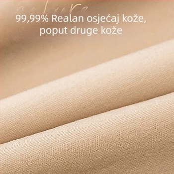 Najlonke s flis podstavom za jesen-zimu, boja kože, neproziran izgled nogu, novi model