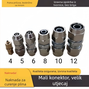 Set brzih spojnika za zračne crijeve 4–16 mm za kamione i prikolice