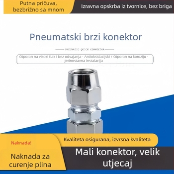 Set brzih spojnika za zračne crijeve 4–16 mm za kamione i prikolice