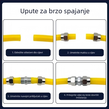 Set brzih spojnika za zračne crijeve 4–16 mm za kamione i prikolice