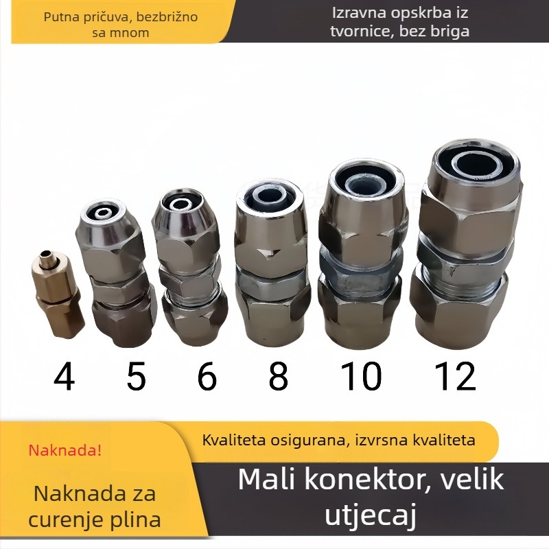 Set brzih spojnika za zračne crijeve 4–16 mm za kamione i prikolice