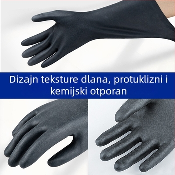 Neopren rukavice za industrijsku upotrebu, protuklizne, otporne na habanje, kemijski otporne rukavice za kiseline i baze