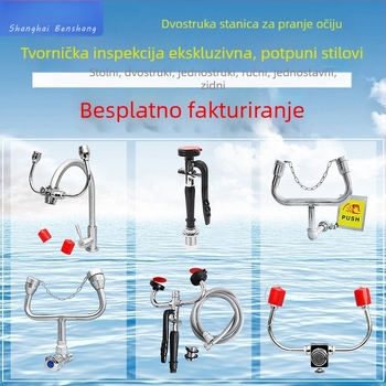 Stolni sustav za pranje očiju s jednom mlaznicom za laboratorijsku upotrebu