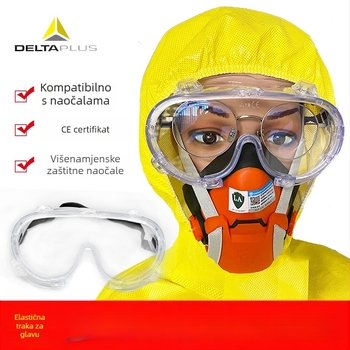 Delta 101146 Zaštitne naočale: protiv peludi, otporne na vjetar, otporne na udarce i prašinu, kemijski otporne, za industrijsku upotrebu i vožnju bicikla