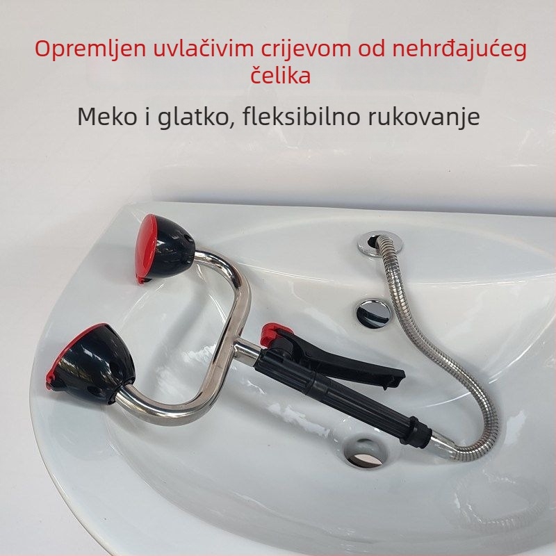 Laboratorijska stanica za ispiranje očiju, industrijskog tipa, stolna ili zidna, s izvlačnim mlaznicama i ručnim mlaznicama, s jednim ili dvostrukim izlazom