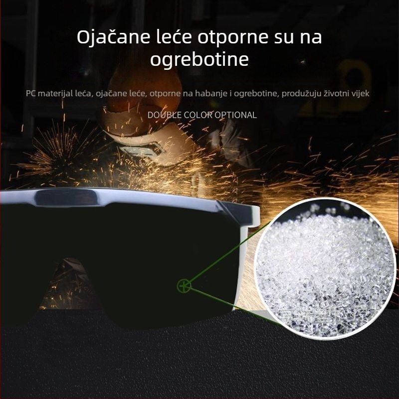 Naočale za zavarivanje za zaštitu očiju, otporne na prašinu, protiv blještavila, UV zaštita
