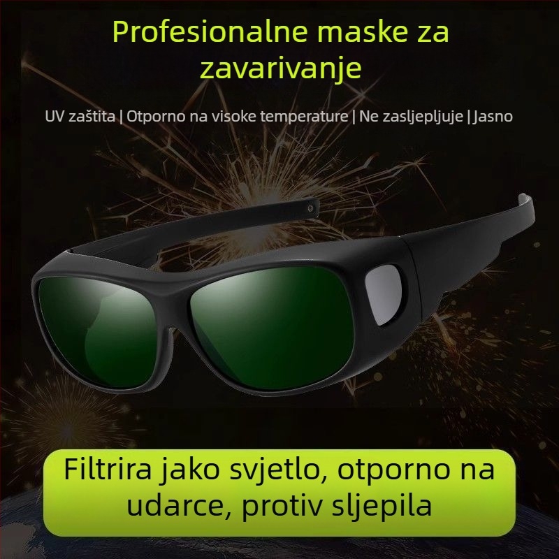 Nova dizajnerska zaštitna naočala za zavarivanje – za električno, lasersko i TIG zavarivanje – zaštita od odsjaja