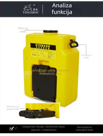 Zidni tuš za oči, model 6650, Eagle Beast, polietilen, 53 L