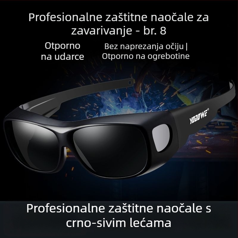 Naočale za zavarivače — zaštitne naočale za lasersko i TIG zavarivanje, protiv odsjaja, zaštita od zamora očiju, naočale za argon-obluk