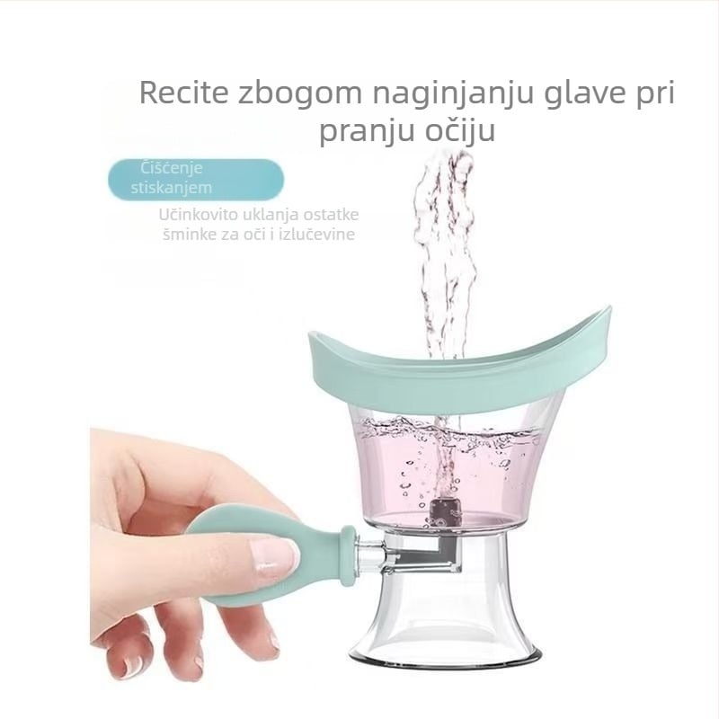 Čaša za ispiranje očiju, alat za ispiranje očiju, prijenosno uređaj za ispiranje očiju, njega i čišćenje očiju, ublažava suhoću i umor očiju