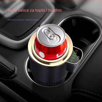 Auto i kućna dvostruka šalica za vruće i hladne napitke s brzim hlađenjem, od nehrđajućeg čelika 304