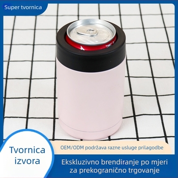 Prijenosni čelični izolirani čaša s dvostrukim stijenkama, 500 ml, unutarnji 304, vanjski 201