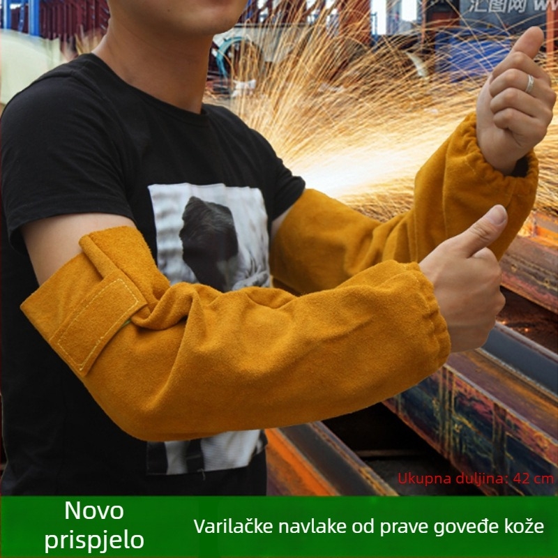 Kožni rukav za zavarivanje, otporan na toplinu i iskru