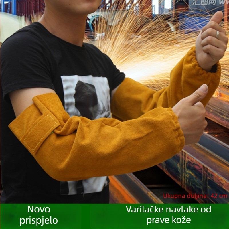 Kožni rukav za zavarivanje, otporan na toplinu i iskru