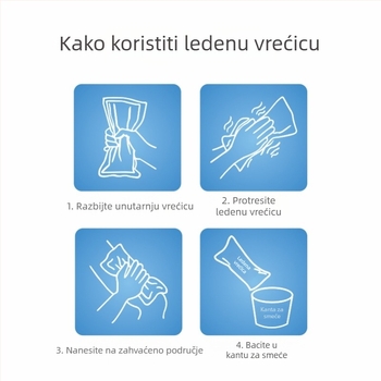 Sportska rashladna vrećica, 120 g, brzo hlađenje