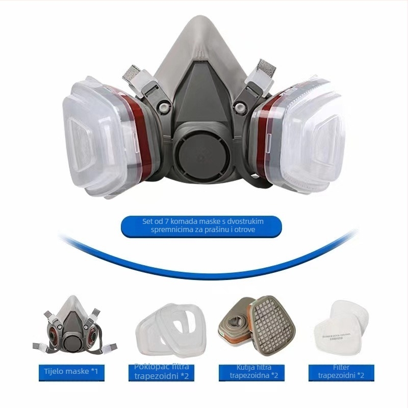 Mingsen 6200 KN95 respirator s aktivnim ugljem za raspršivanje boje
