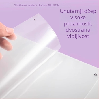 Deli NS518 Daylight Whisper serija A4 mapa s višeslojnih prozirnim džepovima za ispitne papire