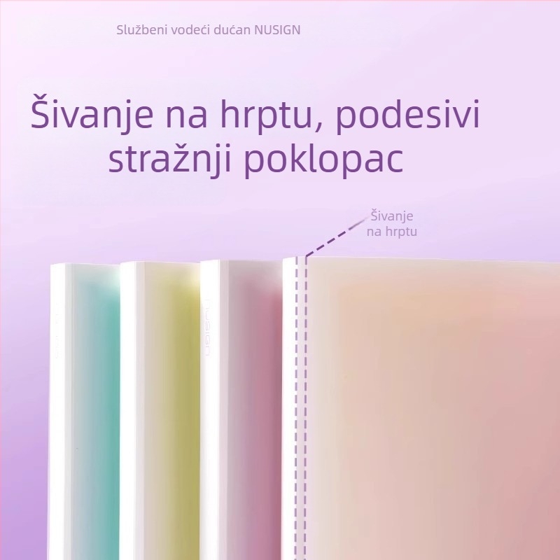 Deli NS518 Daylight Whisper serija A4 mapa s višeslojnih prozirnim džepovima za ispitne papire