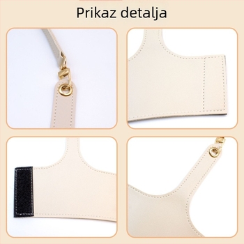 Prilagođeni PU kožni omotač za čašu s odvojivim Velcro remenom – prijenosna izolacijska navlaka za čaj i kavu