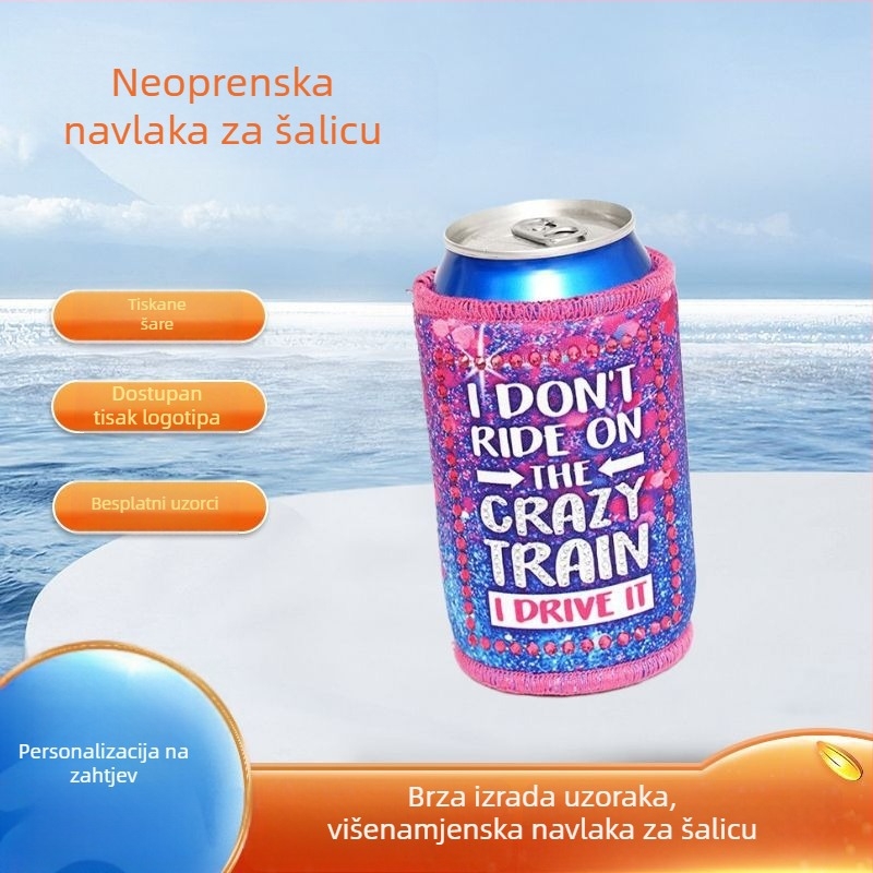 Prilagođene neoprene navlake za šalice u više veličina, s ljepivim dnom, otporne na habanje, otporne na pad, toplinska izolacija i zadržavanje topline.