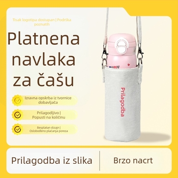 Univerzalna navlaka za staklenu čašu, prenosna naramenica, prilagodljiva za vanjsku uporabu