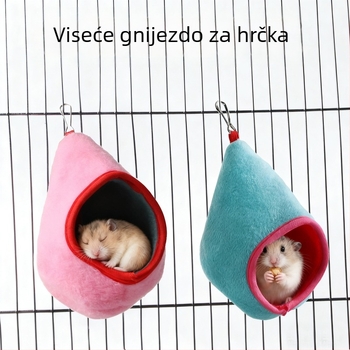 Miaodi Viseće Gnijezdo Za Male Kućne Ljubimce: Gnijezdo za Hámstera, Gerbil Hammock, Zlatni Hamster Hammock, Dekoracija Kaveza