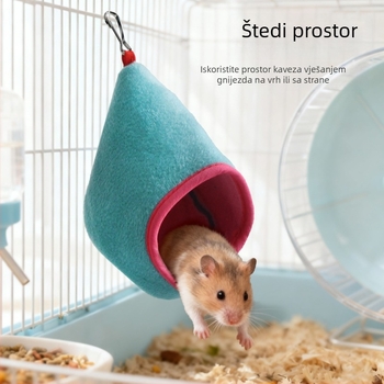 Miaodi Viseće Gnijezdo Za Male Kućne Ljubimce: Gnijezdo za Hámstera, Gerbil Hammock, Zlatni Hamster Hammock, Dekoracija Kaveza