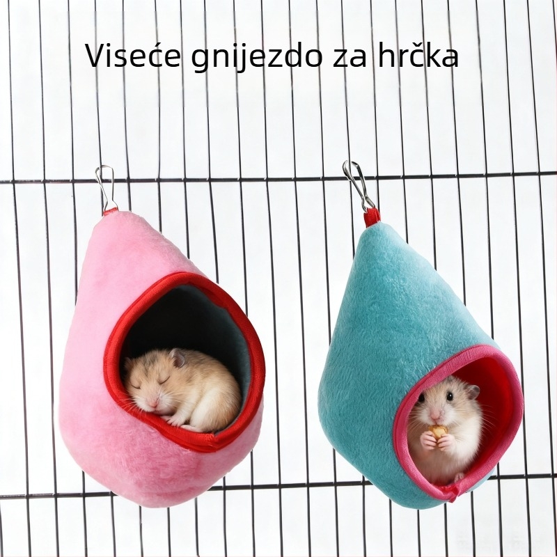 Miaodi Viseće Gnijezdo Za Male Kućne Ljubimce: Gnijezdo za Hámstera, Gerbil Hammock, Zlatni Hamster Hammock, Dekoracija Kaveza