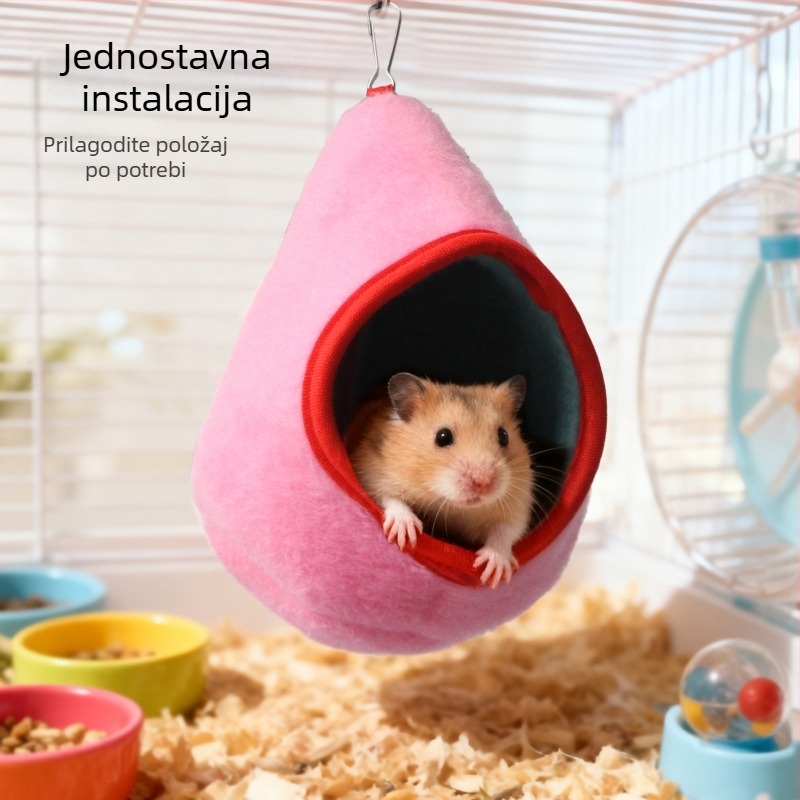 Miaodi Viseće Gnijezdo Za Male Kućne Ljubimce: Gnijezdo za Hámstera, Gerbil Hammock, Zlatni Hamster Hammock, Dekoracija Kaveza