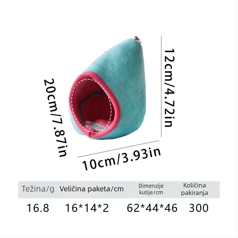 Miaodi Viseće Gnijezdo Za Male Kućne Ljubimce: Gnijezdo za Hámstera, Gerbil Hammock, Zlatni Hamster Hammock, Dekoracija Kaveza