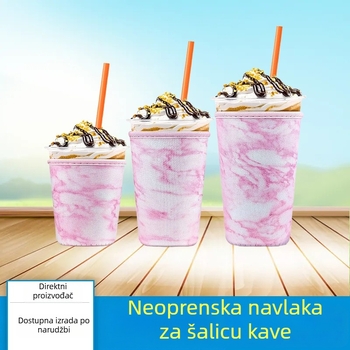 Neopren navlaka za šalicu kave, izolacijska navlaka za kavu i milktea, s prilagođenim logotipom
