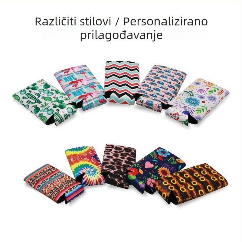Prilagođeni neopren omot za čašu s logotipom, izolacijski omot za limenku piva
