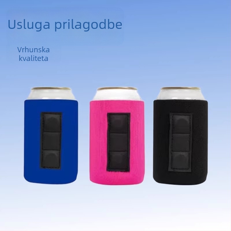 Izolirani navlaka za limenku od 330 ml s magnetskom bazom za pivo i gazirana pića