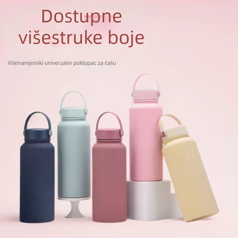 Poklop za termosicu od 1 litra s udobnim držačem za vanjsku upotrebu