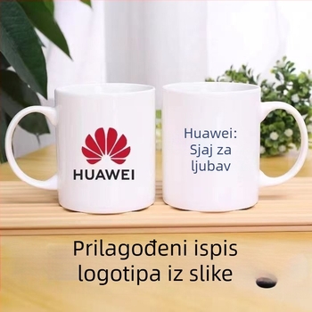 Keramička šalica za kavu po mjeri: otisak logotipa, slika i teksta, poslovni dar