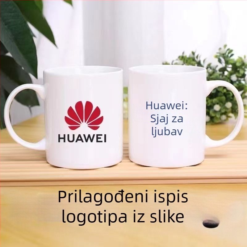 Keramička šalica za kavu po mjeri: otisak logotipa, slika i teksta, poslovni dar