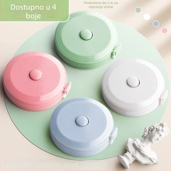 Macaron boje mini mjerač trake, sladak i prenosan za mjerenje opsega struka i poprsja