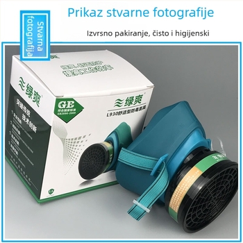 Gas maske Green and Cool s aktivnim ugljenim filtrima L9303 – zaštita od kemijskih mirisa, pesticida i mirisa spreja boje