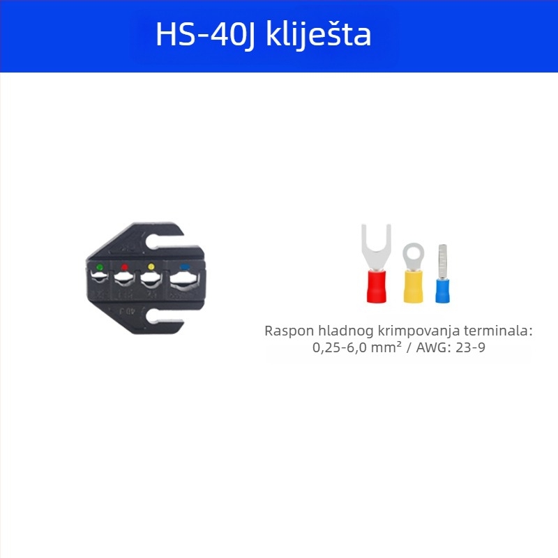 9-inčne klešta za krimpiranje, serija AP LY HS, dodaci za čeljusti i kalupi za hladno presovanje terminala